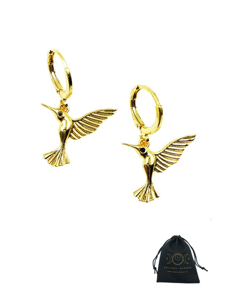 Aretes De Colibri Con Zirconias Estambul Express