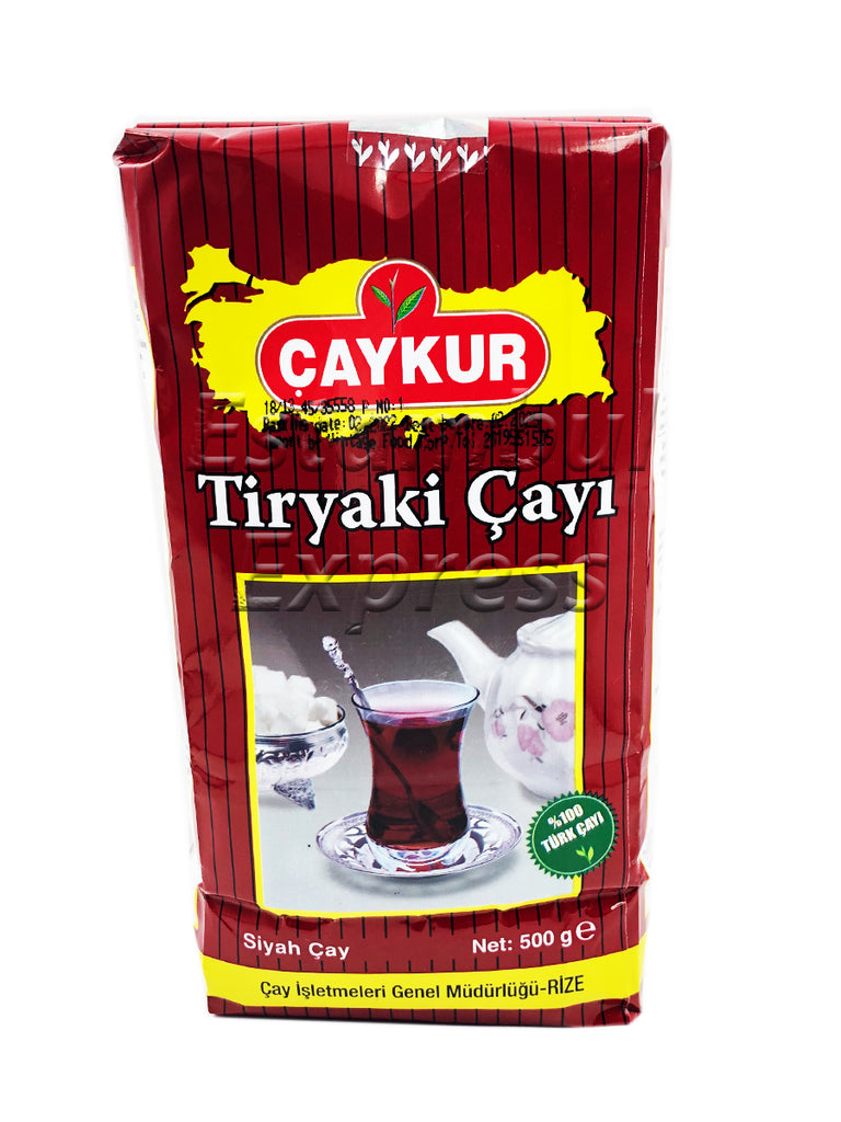 Te Turco Negro. Marca Caykur: Tiryaki Cayi - Color Rojo