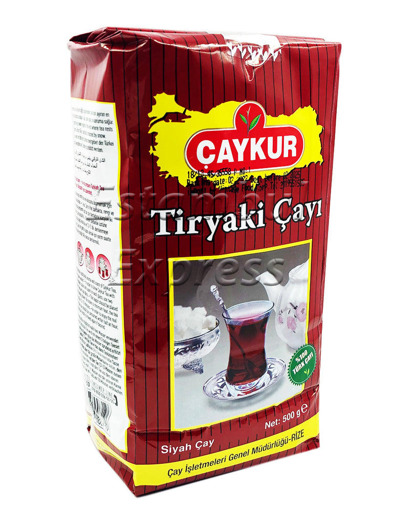 Te Turco Te Negro 500 Gr. Caykur Tiryaki Cayi Color Rojo – Estambul Express